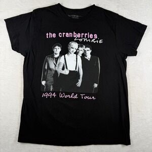 The Cranberries Zombie 1994 World Tour Black Graphic T-Shirt Mens Medium 501